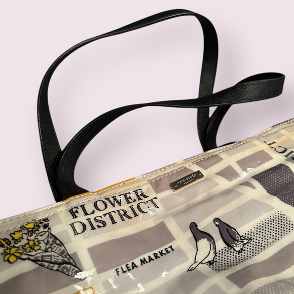 Kate Spade Francis Tote Bag With New York Taxi Cab Design - Picture 3 of 13